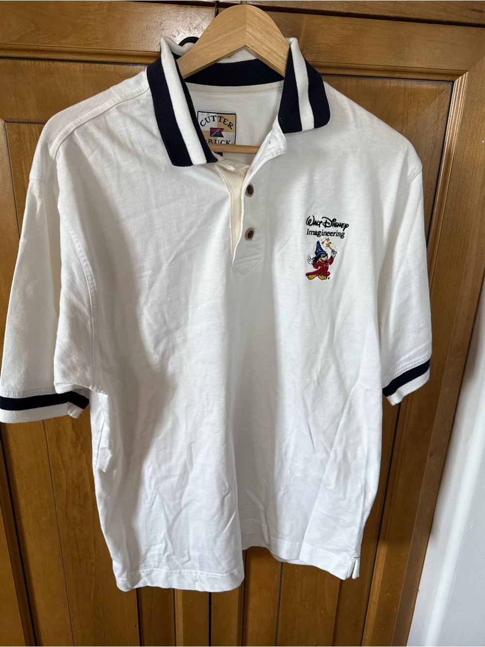 VTG Walt Disney Imagineering Polo Shirt Cast Member Exclusive Cutter Buck Small